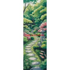 Látkový panel na záložku kolekce JAPONSKÁ ZAHRADA  610-54