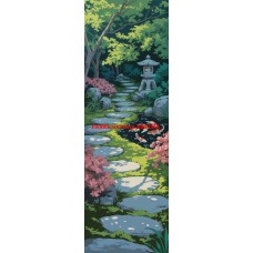 Látkový panel na záložku kolekce JAPONSKÁ ZAHRADA  610-55