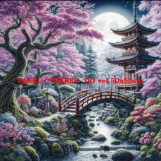 Látkový panel - kolekce JAPONSKÁ ZAHRADA 610-6