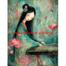 Látkový panel kolekce JAPONSKÁ ZAHRADA 610-61