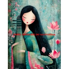 Látkový panel kolekce JAPONSKÁ ZAHRADA 610-62