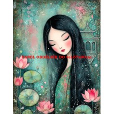 Látkový panel kolekce JAPONSKÁ ZAHRADA 610-64