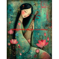 Látkový panel kolekce JAPONSKÁ ZAHRADA 610-65