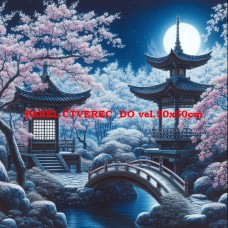 Látkový panel - kolekce JAPONSKÁ ZAHRADA 610-8