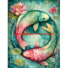 Látkový panel kolekce JAPONSKÁ ZAHRADA 610-86