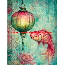 Látkový panel kolekce JAPONSKÁ ZAHRADA 610-89