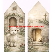 Panel na POLŠTÁŘKOVÝ DOMEČEK VELIKONOČNÍ - 611-112