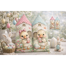 Panel na POLŠTÁŘKOVÝ DOMEČEK VELIKONOČNÍ - 611-1