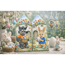 Panel na POLŠTÁŘKOVÝ DOMEČEK VELIKONOČNÍ - 611-46