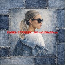 BAVLNĚNÝ PANEL  25x25 cm flp748