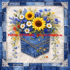 Látkový panel  kolekce DENIM  614-104