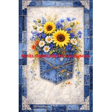 BAVLNĚNÝ PANEL  17x25 cm flp782