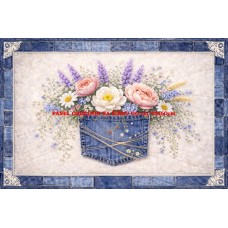 BAVLNĚNÝ PANEL  13x20 cm flp790