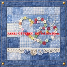Látkový panel  kolekce DENIM  614-124