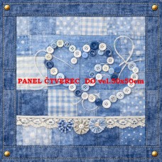 Látkový panel  kolekce DENIM  614-125