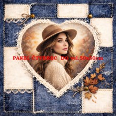 Látkový panel  kolekce DENIM  614-134