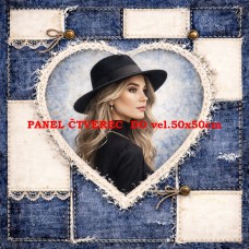 Látkový panel  kolekce DENIM  614-143