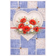 BAVLNĚNÝ PANEL  17x25 cm flp777