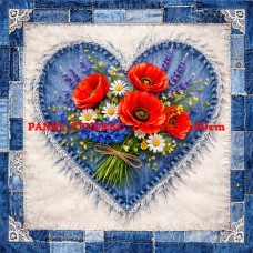 BAVLNĚNÝ PANEL  15x15 cm flp783