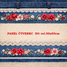 Látkový panel  kolekce DENIM  614-238