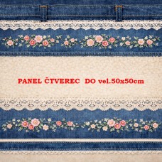 Látkový panel  kolekce DENIM  614-242