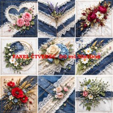 Látkový panel  kolekce DENIM  614-259