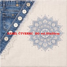 Látkový panel  kolekce DENIM  614-272
