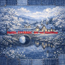 Látkový panel  kolekce DENIM  614-385