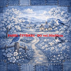 Látkový panel  kolekce DENIM  614-388
