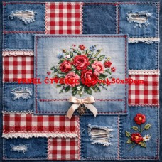 Látkový panel  kolekce DENIM  614-399