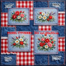 Látkový panel  kolekce DENIM  614-404