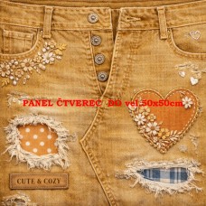 Látkový panel  kolekce DENIM   614-505