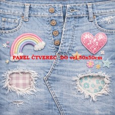 Látkový panel  kolekce DENIM    614-512