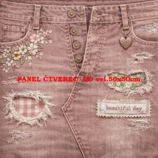 Látkový panel  kolekce DENIM    614-518