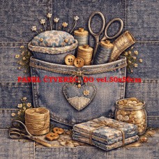 Látkový panel  kolekce DENIM   614-538