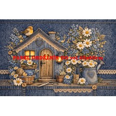 Látkový panel kolekce DENIM 614-561