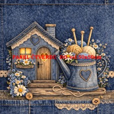 Látkový panel  kolekce DENIM   614-567