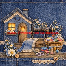 Látkový panel  kolekce DENIM   614-572