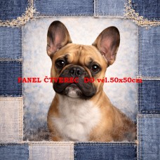 BAVLNĚNÝ PANEL  10x10 cm zvm261