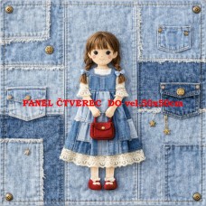 Látkový panel  kolekce DENIM  614-78