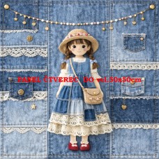 Látkový panel  kolekce DENIM  614-80