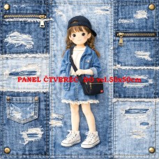 Látkový panel  kolekce DENIM  614-86