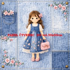 Látkový panel  kolekce DENIM  614-92