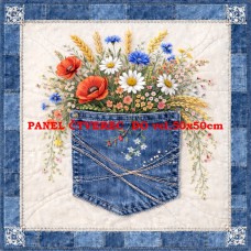 Látkový panel  kolekce DENIM  614-98