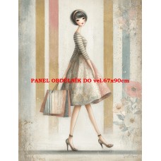 Látkový panel  kolekce  FASHION LADIES  615-14