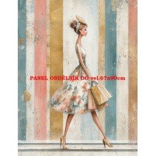 Látkový panel  kolekce  FASHION LADIES  615-15