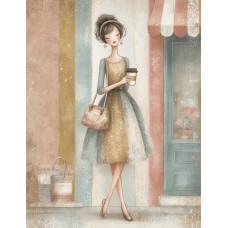 Látkový panel  kolekce  FASHION LADIES  615-17