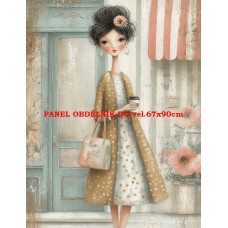 Látkový panel  kolekce  FASHION LADIES  615-18
