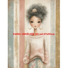 Látkový panel  kolekce  FASHION LADIES  615-2