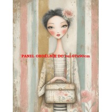 Látkový panel  kolekce  FASHION LADIES  615-26